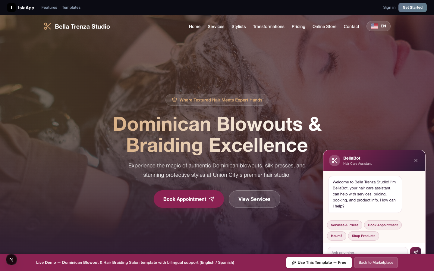 Dominican Blowout Salon