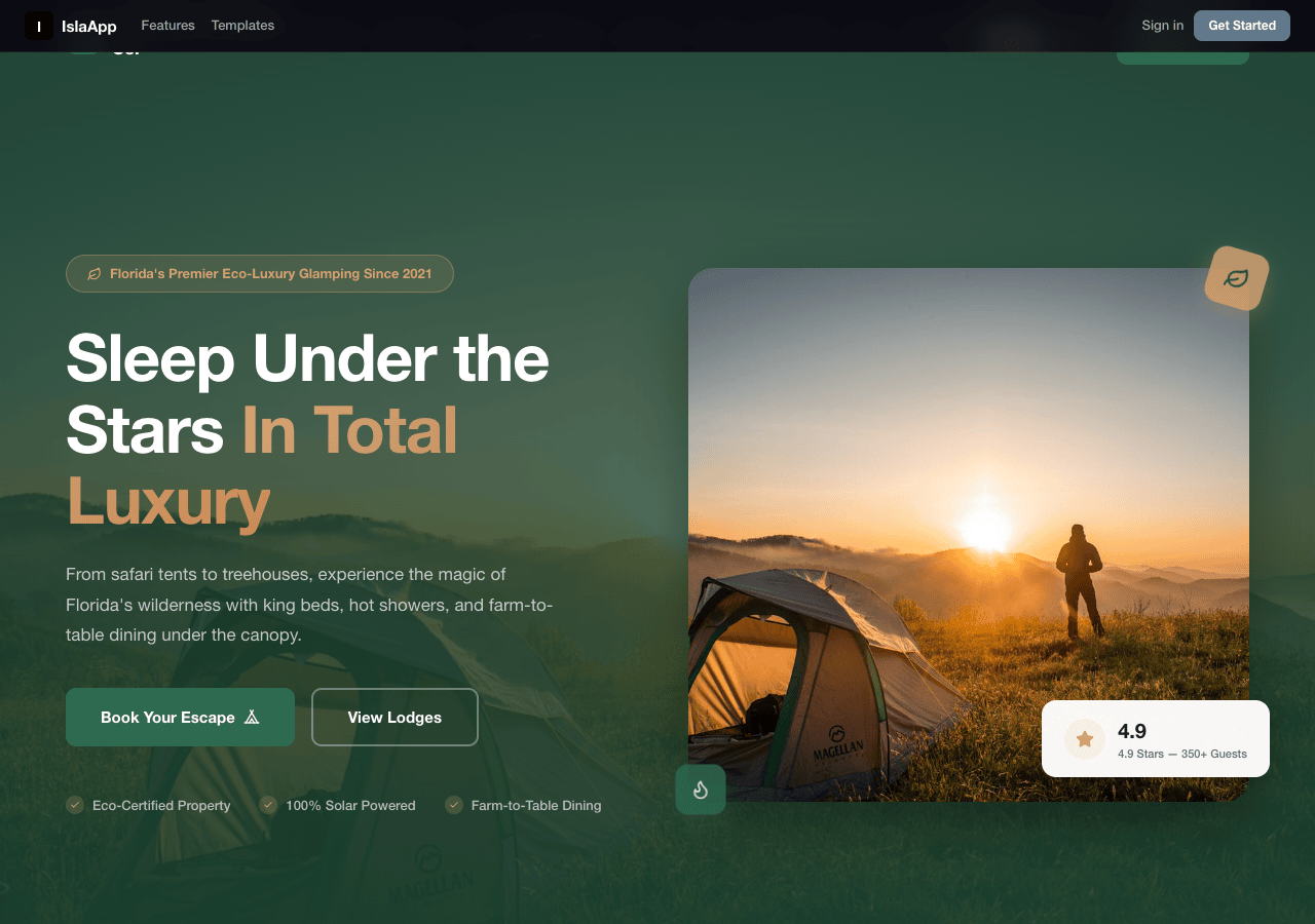 Glamping & Eco-Lodge