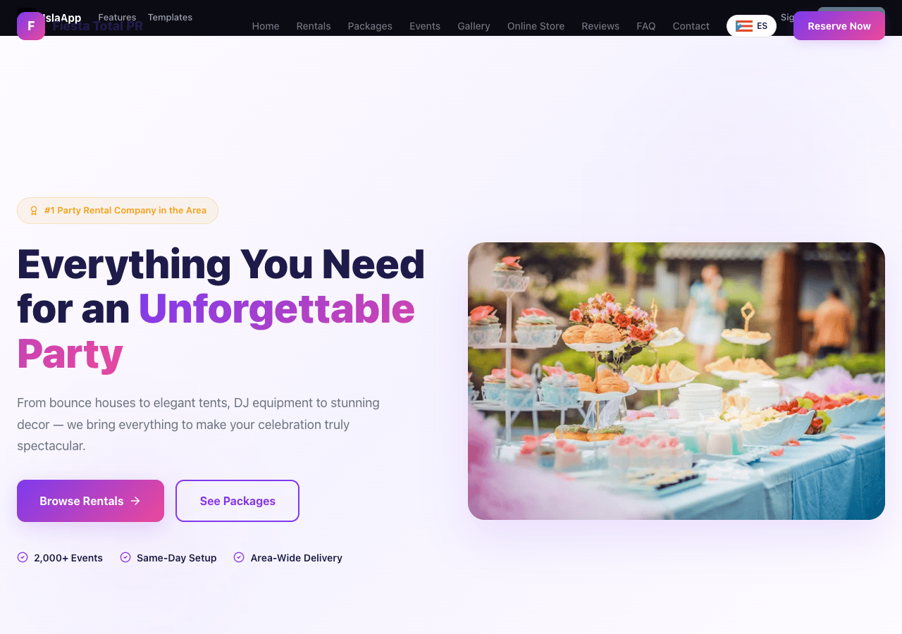 Party & Event Rental