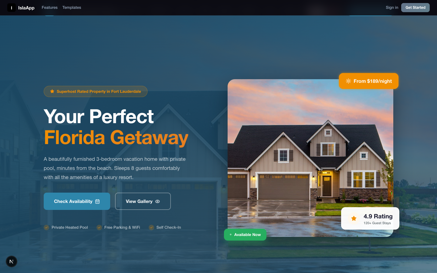 Vacation Home Rental